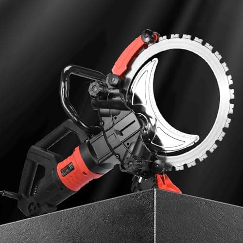 Image of Concrete Cutter Saw, 16 Inch Electric Saw with 41m Diamond Blade, 3000RPM, 90° Cutting Angle, 30cm Depth, Cuts 2.0m in 3 Minutes, 8980W Power