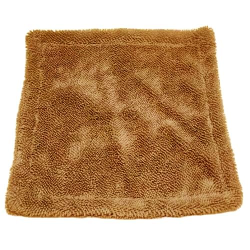 Image of Detailers United Car Windscreen Demister Towel 20 x 20 cm 1400GSM (Gold)