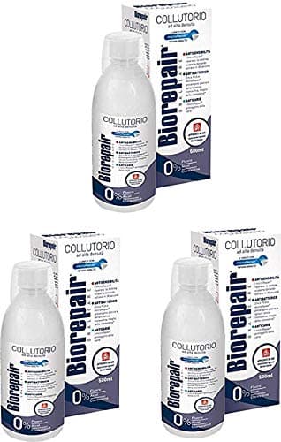 Image of Biorepair: " Collutorio " Mouthwash with Antibacterical - 500ml/16.9 fl.oz - Pack of 3