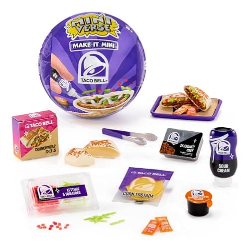 Image of MGA's Miniverse Make It Mini Taco Bell Series 1 - Mini Collectables, DIY, Resin Play, Replica Food, Not Edible, for Collectors & Children Ages 8+
