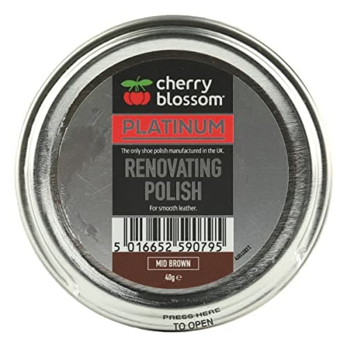 Image of Cherry Blossom Renovating Polish | Mid Brown | 40g | A shoe polish formulated to restore the appearance of fading brown leather footwear