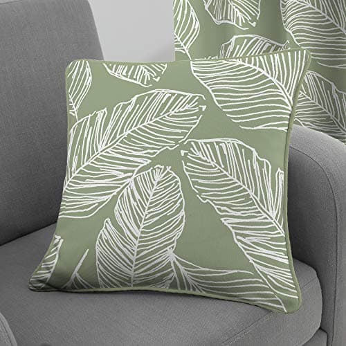 Image of Fusion - Matteo - 100% Cotton Cushion Cover - 43 x 43cm in Green