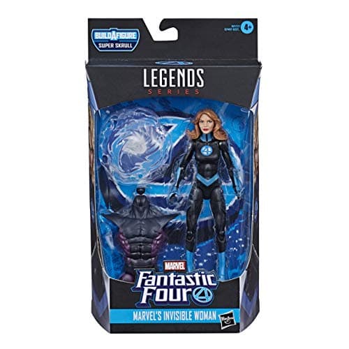 Image of Marvel Legends Series Fantastic Four 15 cm Collectible Action Figure Marvel’s Invisible Woman Toy, 1 Accessory, 1 Build-A-Figure Part