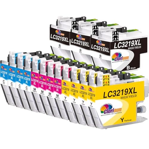 Image of Clorisun LC3219XL Ink Cartridges Replacement for Brother LC3217 LC3219XL, 15 Pack High Yield Compatible with MFC-J5730DW J6930DW J5330DW J5335DW J5930DW J6530DW J6935DW Printer