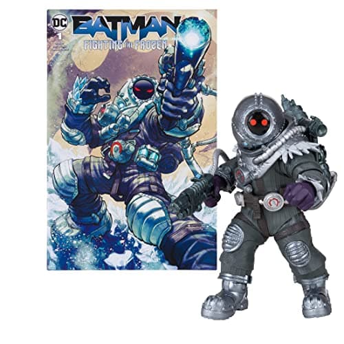 Image of McFarlane Toys, DC Multiverse Page Punchers Mr.Freeze 7inch Action Figure, Collectable DC Comic Posed Statue with Batman Comic Book - Ages 12+