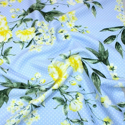 Image of 3 Metre Dressmaking Bundle Luxury Soft Ponte Scuba Fabric 55" Wide Ideal for Dresses Skirt Trouser Blazer (Garden)