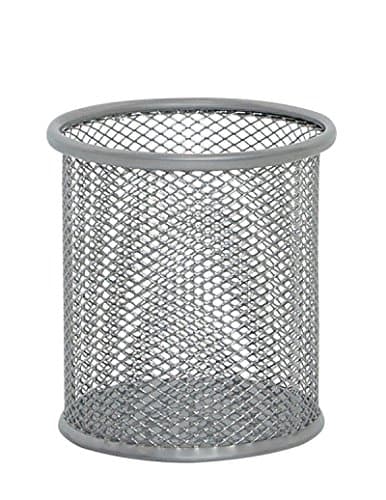 Image of Q-Connect Mesh Pen Pot Silver KF00846