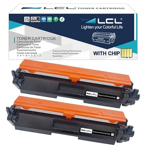 Image of LCL Toner Cartridge 30A CF230A with Chip Compatible for HP LaserJet Pro M203D M203DN M203DW MFP M227SDN M227D M227FDN M227FDW M203 M227 (2 Black)