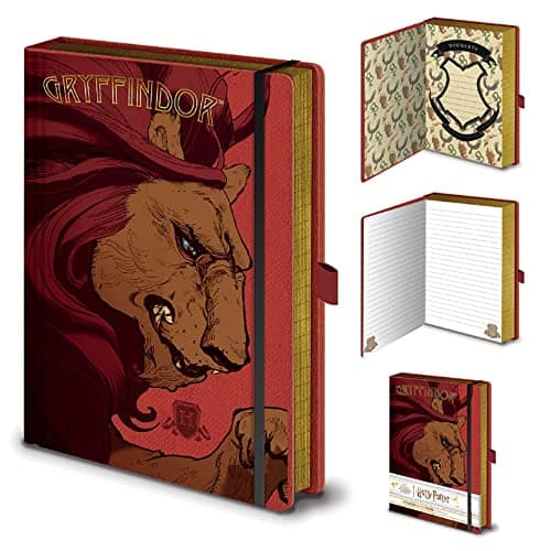 Image of Pyramid International HARRY POTTER Gryffindor House A5 Notebook - Official Merchandise