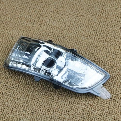 Image of Left Right Wing Mirror Indicator Turn Signal Lights for Volvo S40 S60 S80 C30 C70 V40 V50 V70 Replacement Including Bulb Lenses,Left-A
