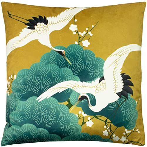 Image of Paoletti Kensho Cushion Cover, Gold, 50 x 50cm, KENSHO/CC3/GLD