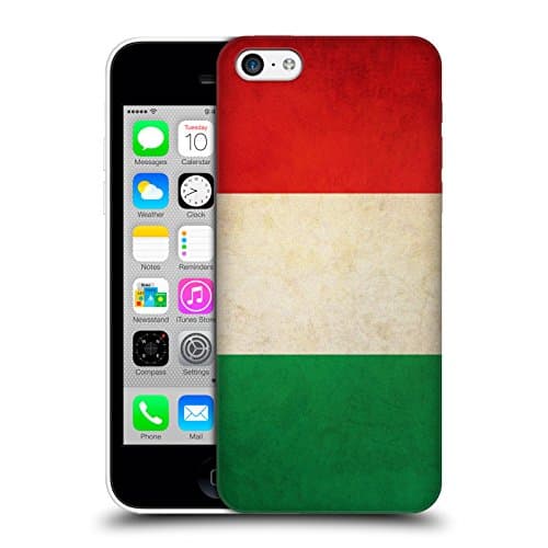 Image of Head Case Designs Italy Italian Italia Vintage Flags Hard Back Case Compatible With Apple iPhone 5c