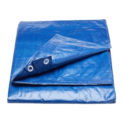Image of ProDec 18' x 12' Tarpaulin Waterproof Heavy Duty Waterproof Sheet, Double Laminated with Eyelets, Outdoor Furniture Cover, Caravan Cover Sheet, Camping Tarp, Ground Sheets for Camping