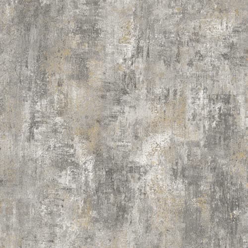 Image of Muriva Cove Wallpaper - Modern Wallpaper for Living Room, Bedroom, Fireplace - Decorative Luxury Wall Paper with Distressed Pattern, Textured Finish & Metallic Detailing (Charcoal)