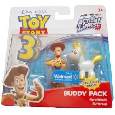 Image of Toy Story 3 Buddy 2Pack Hero Woody & Pearl Buttercup