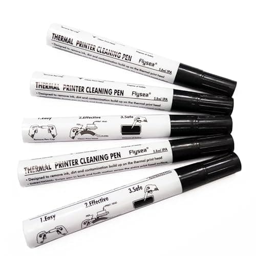 Image of OhMill 5Pcs Thermal Printer Cleaning Pen Printer Head Cleaning Pens Card Printers Cleaner Thermal Pen Cleaner