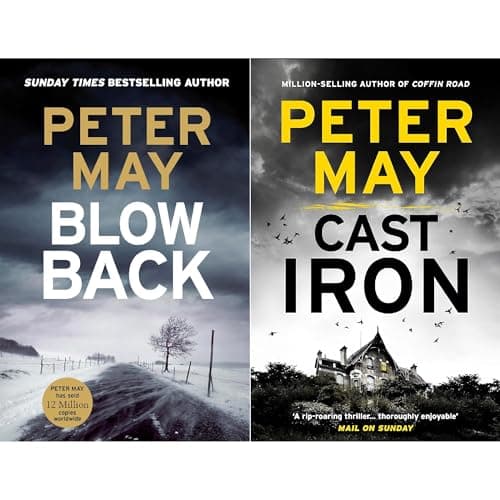 Image of Enzo Macleod Cold Case Collection by Peter May: Blowback & Cast Iron - Skeleton in a Lake & Killer's Release Lead to Buried Secrets (2-Book Set)