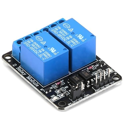 Image of Yizhet 5V 2 Channel-Relay, DC 5V 230V Relay Shield Module Control Board with Optocoupler for Raspberry Pi Arduino PIC AVR MCU DSP ARM TTL Logic