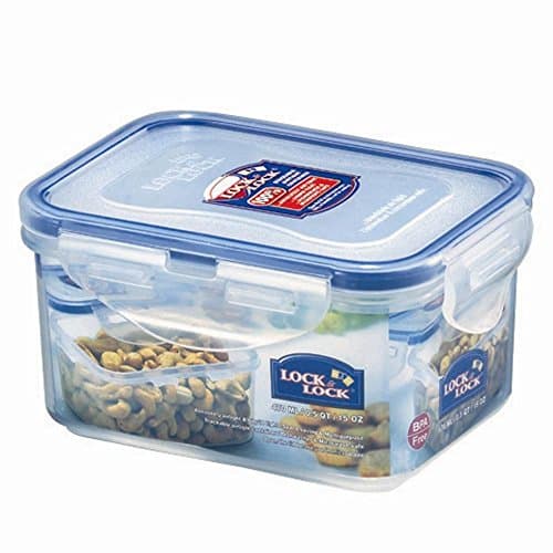 Image of Lock & Lock HPL807 Food Container Rect 470 millilitres Set of 6
