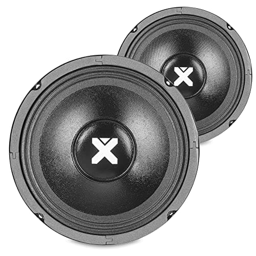 Image of Skytec SPSL8 8-Inch PA DJ Replacement Speaker Drivers Pair 800W, Black 8 Ohm Woofer Cones, Spare Bass-Midrange Components for DIY Home Audio and Repair Projects