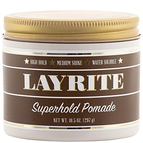 Image of Layrite Superhold Pomade 297g | High Hold | Water Soluble | Medium Shine