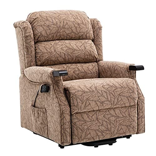 Image of Morris Living The Warminster Dual Motor Riser Recliner Mobility Chair in Cocoa Fabric