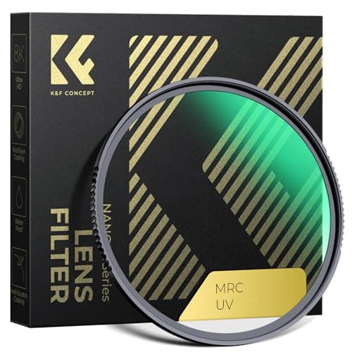 Image of K&F CONCEPT 82mm UV Protection Lens Filter - HD Ultra Viloet Filters Scratch-resistant Ultraviolet Protector Filters for DSLR Cameras (Nano-X Series)