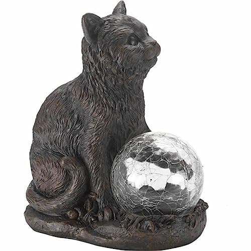 Image of Smart Garden Products 1020922 Mystic Mog Solar Garden Figurine