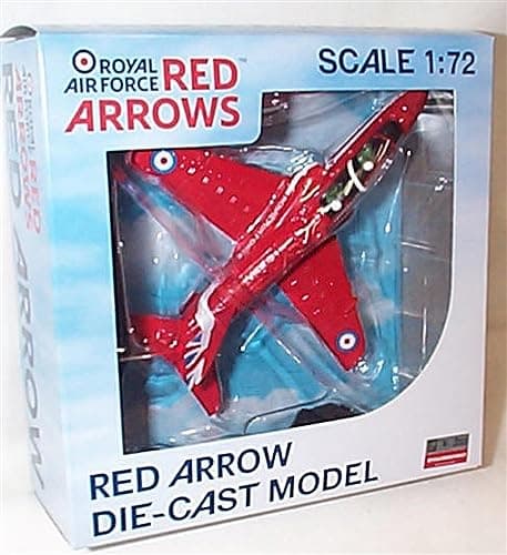 Image of The Royal Air Force RAF Red Arrow BAE Hawk aircraft 1.72 scale diecast model