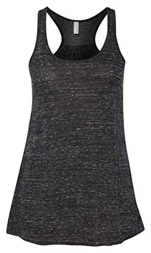 Image of Bella + Canvas Ladies' Flowy Racerback Tank Top-M (Drk Grey Heather) (US)