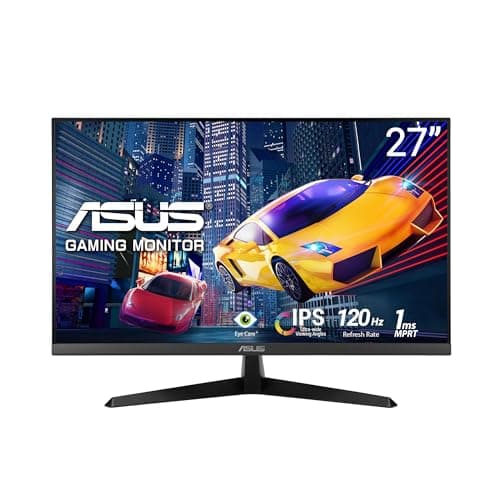 Image of ASUS VY279HGR Eye Care Gaming Monitor – 27 inch FHD (1920x1080), IPS, 120Hz OC, SmoothMotion, 1ms MPRT, Adaptive Sync, Eye Care Plus, Blue Light Filter, Flicker Free, antibacterial, SmoothMotion