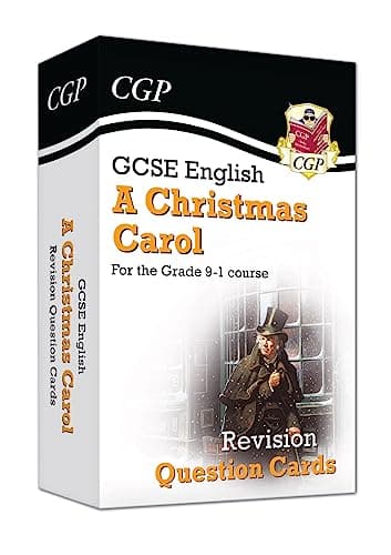 Image of GCSE English - A Christmas Carol Revision Question Cards (CGP GCSE English 9-1 Revision)