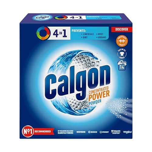 Image of Calgon 4 in 1 Concentrated Powder 350g – Washing Machine Limescale Protection & Water Softener – Laundry Additive for Cleaner, Fresher Washes
