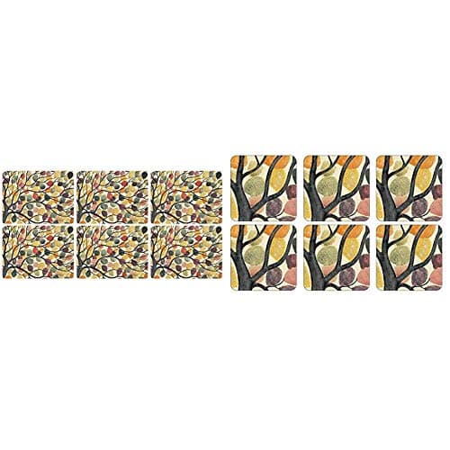 Image of Pimpernel Dancing Branches Placemats and Coasters Set