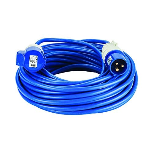 Image of Defender Arctic Extension Lead Blue 2.5mm2 16A 25m 230V (E85234)