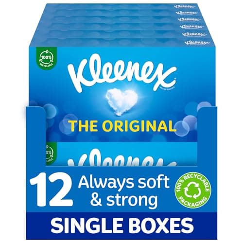 Image of Kleenex Tissues - Original Tissues, 12 Tissue Boxes
