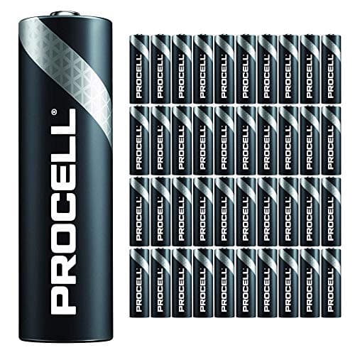 Image of 40 Pack - Duracell Procell AA Batteries | 1.5V Industrial Power Alkaline Battery | Home or Office Use | Car Air Freshener Promo Pack | Reliable Long Lasting Power