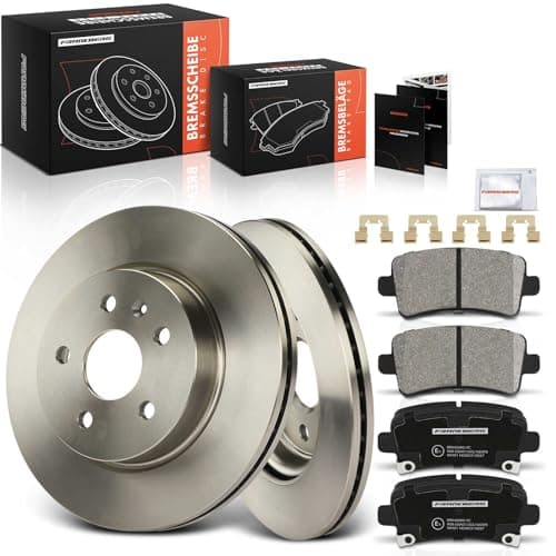 Image of Frankberg Brake Kit incl. 2x Brake Disc + 4x Brake Pad Rear Compatible with Insignia A Sports Tourer G09 Insignia A G09 Replace# 13237765, 13237766