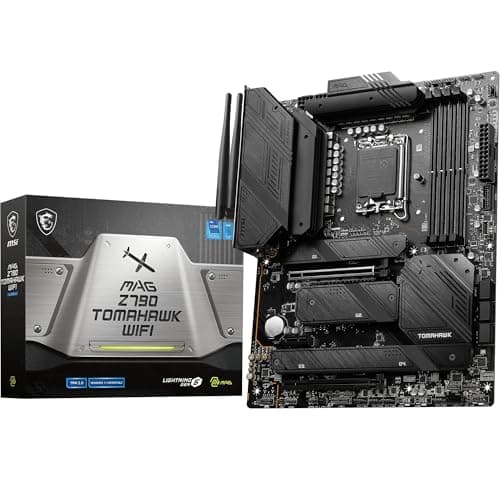 Image of MSI MAG Z790 TOMAHAWK WIFI Motherboard, ATX - Supports Intel 14th, 13th & 12th Gen Core Processors, LGA 1700-90A SPS VRM, DDR5 Memory Boost 7200+MHz/OC, PCIe 5.0 & 4.0 x16, 4 x M.2 Gen4, Wi-Fi 6E
