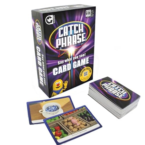 Image of Ginger Fox Catchphrase Card Game | Say What You See Special Edition | Guess The Phrases | Great Family Entertainment | Fun For Ages 12+ | Just Live The TV Show