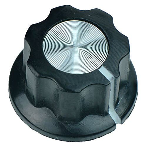 Image of MF-A01 Black Control Knob 6mm Shaft 19.5mm