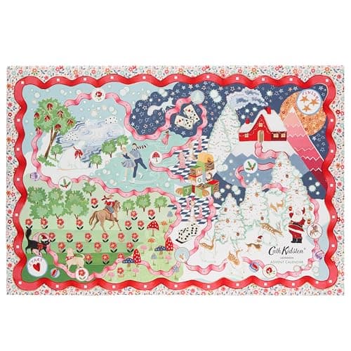 Image of Cath Kidston Advent Calendar, Hand Creams, Lip Balms, Scented Soaps, Shower Steamer, Body Scrub, Lotions, Sprays, Cuticle Cream, Playing Cards, Travel Size, Vegan and Cruelty Free, Gift For Her