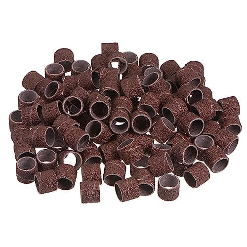 Image of sourcing map 100pcs Sanding Drums 1/2 Inch Mini Sanding Sleeves 80 Grit Sanding Bands for Drum Sander Rotary Tools