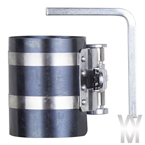 Image of Neilsen CT2195 - Adjustable Piston Ring Compressor 60–175mm Diameter, 75mm Depth, Hex Drive Key Included – Ideal for Engine Rebuild, Cylinder and Piston Ring Installation