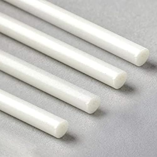 Image of 4mm Fibreglass Rods Clear Strong & Flexible High Quality Lightweight Poles Rods (60cm to 3m) (5, 1 meter)