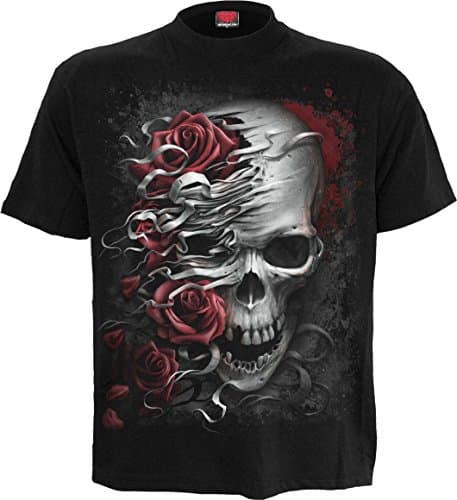 Image of Spiral - Skulls N' Roses - T-Shirt Blk - XXL
