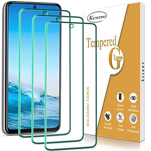 Image of Kesuwe [3 Pack] Screen Protector for Xiaomi 11T 5G, Xiaomi 11T Pro 5G, Anti Scratch, 9H Hardness, Easy Installation, Bubble Free, Case Friendly