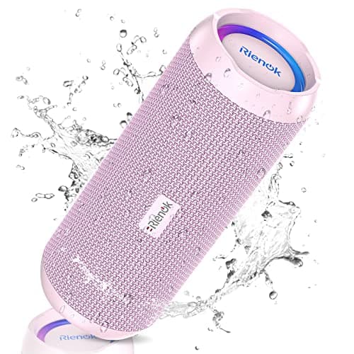 Image of RIENOK Bluetooth Speaker 30W Wireless Speaker Portable Dual Pairing HD Stereo Sound IP67 Waterproof Bluetooth 5.0 Outdoor Sport Speaker