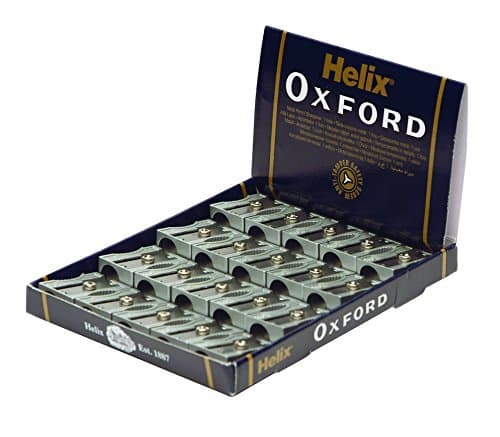 Image of Helix Oxford One Hole Metal Pencil Sharpener (Box of 20)