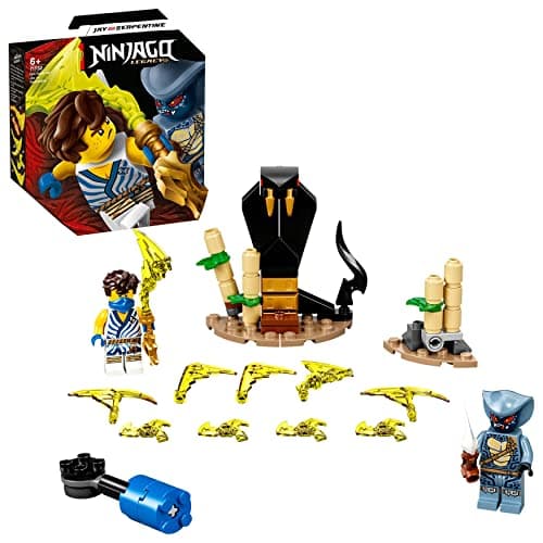Image of LEGO 71732 NINJAGO Legacy Epic Battle Set – Jay vs. Serpentine Spinner Playset with 2 Ninja Minifigures